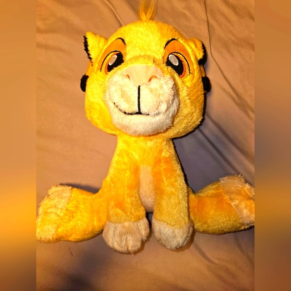 Disney Big Feet Plush Lion King Simba Doll Parks Exclusive Floppy Soft Cute Doll - Picture 1 of 4